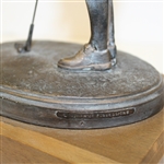 Classic Golfing Figure Statue - Wooden Base - Roth Collection