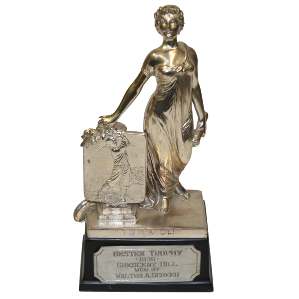 1936 Crescent Hill Besten Trophy Won By Walter A. Scheer - Roth Collection