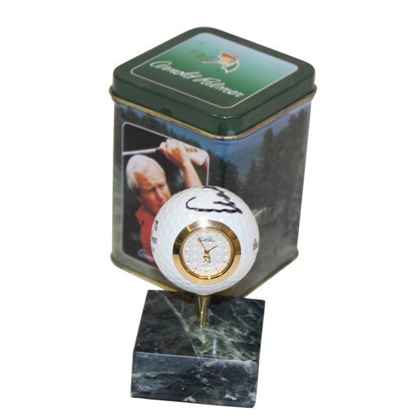 Arnold Palmer Signed Palmer Golf Ball Clocks JSA ALOA