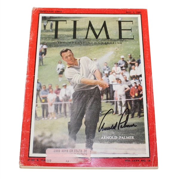 Arnold Palmer Signed May 2, 1960 Time Magazine JSA ALOA