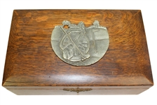 Vintage Wooden Golf Box