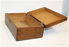 Vintage Wooden Golf Box