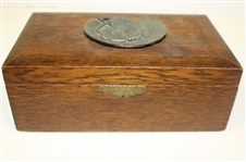 Vintage Wooden Golf Box