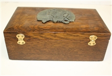 Vintage Wooden Golf Box