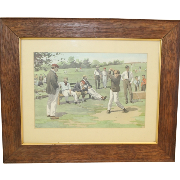 Driving by A. B. Frost - Framed