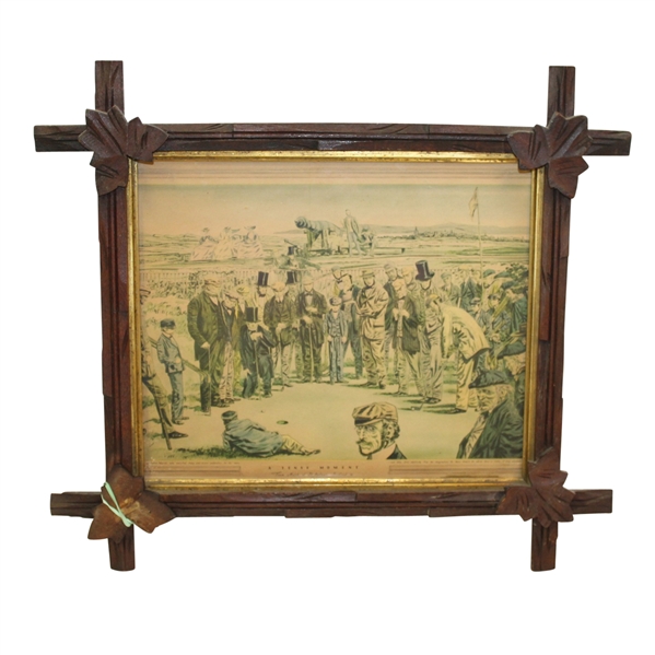 A Tense Moment Newspaper Advert - Framed