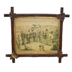 A Tense Moment Newspaper Advert - Framed