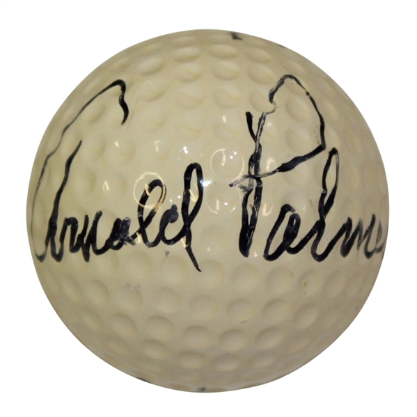 Arnold Palmer Signed Vintage Personal Logo Balata Golf Ball JSA ALOA