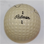 Arnold Palmer Signed Vintage Personal Logo Balata Golf Ball JSA ALOA