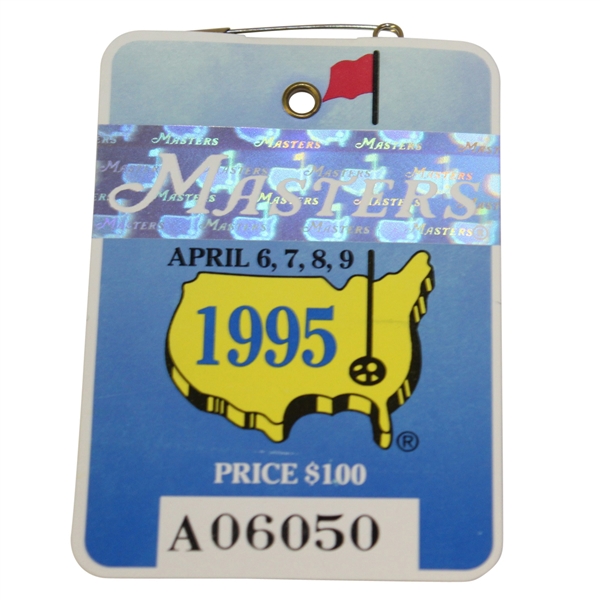 1995 Masters Tournament Series Badge #A06050- Ben Crenshaw Win