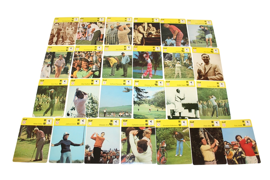 1978-1979 Sportscaster Golf Cards - Twenty-Five Cards