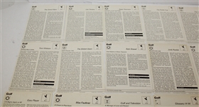1978-1979 Sportscaster Golf Cards - Twenty-Five Cards