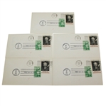 Dual Stamped FDC Cachets - Bobby Jones and President Eisenhower