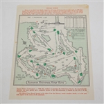 1962 Masters Tournament Sunday Pairing Sheet