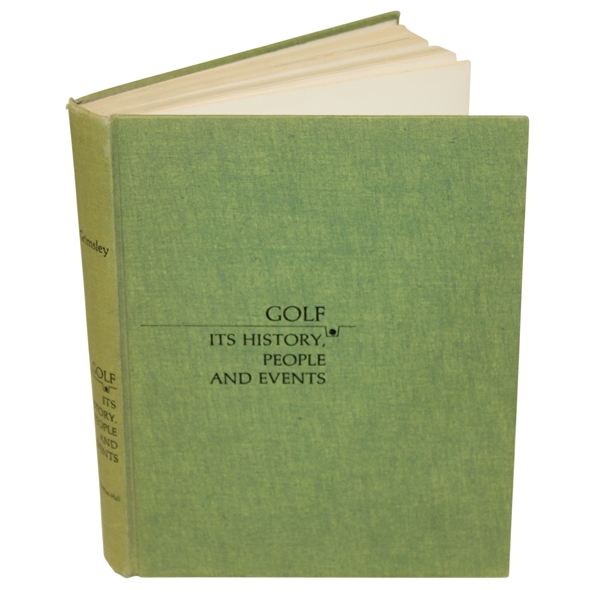 1966 Golf: Its History, People and Events Signed by Grimsley to Tom McMahon JSA ALOA - McMahon Collection