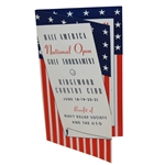 1942 Hale America National Open Golf Tournament Tickets Pamphlet - McMahon Collection