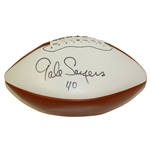 Gale Sayers Signed Wilson Football - Barrett Collection