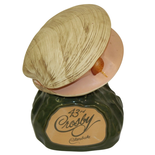 1984 Bing Crosby Clambake Pro-Am Commemorative Decanter - Clam - Barrett Collection
