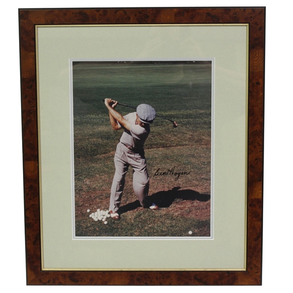 Ben Hogan Signed Color 11x14 Photo - Framed JSA ALOA - Barrett Collection