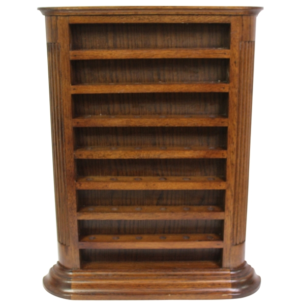 Custom Heavy Duty Wooden Golf Ball Rack Display for 48 Golf Balls