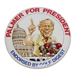 Arnold Palmer For President Mint Condition Pinback
