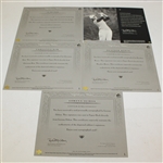 Nineteen LPGA UDA Signature Shot Cards - Webb, Lopez, Ochoa and More JSA ALOA