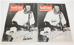 Ken Venturi Signed Items - 'Comeback: The Ken Venturi Story' and Two Magazines JSA ALOA