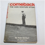 Ken Venturi Signed Items - 'Comeback: The Ken Venturi Story' and Two Magazines JSA ALOA