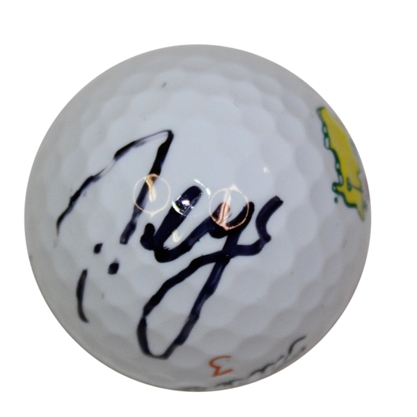 Sergio Garcia Signed Masters Logo Golf Ball Beckett #B75830