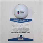 Sergio Garcia Signed Masters Logo Golf Ball Beckett #B75830