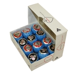 Dozen Penfold Ace Individually Wrapped Golf Balls and Box