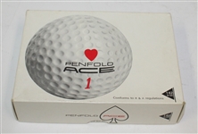 Dozen Penfold Ace Individually Wrapped Golf Balls and Box