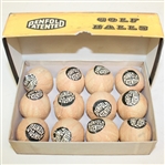 Dozen Penfold Patented Individually Wrapped Golf Balls and Box