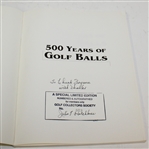 '500 Years of Golf Balls' Signed by Author John F. Hotchkiss Ltd Ed #3 for Golf Collectors Society