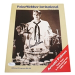 Arnold Palmer Signed 1994 PaineWebber Invitational Program JSA #P36713