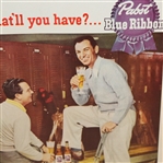 Large 1951 Pabst Blue Ribbon Advertisement Featuring Ben Hogan - Roth Collection