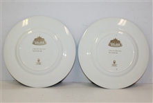 Augusta National Clubhouse Wedgwood Bone China Ltd Ed Plates #115 and #116 - Made in England