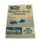 1956 Womens Western Golf Tournament Program