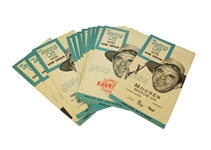 Full Set of 11 Teeing Off with Sam Snead Pamphlets - One Signed by Sam Snead JSA ALOA
