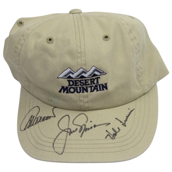 Multi-Signed Desert Mountain Golf Hat - Nicklaus, Irwin, and JSA ALOA