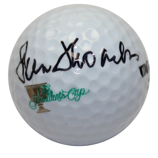 Peter Thomson Signed The Presidents Cup Logo Golf Ball JSA ALOA