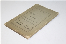 1913 Haskell Golf Ball Company Legal Brief Belonging to Mrs. Haskell - Jeff Ellis Collection