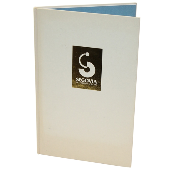 Segovia Golf Club in Chiyoda Book - Inscribed - Robert Sommers Collection