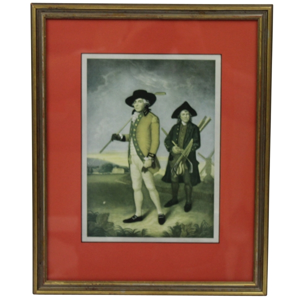 Blackheath Golfers Framed Print with Facsimile Signature - Robert Sommers Collection