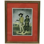 Blackheath Golfers Framed Print with Facsimile Signature - Robert Sommers Collection