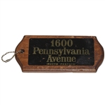 Wooden Bag Tag "1600 Pennsylvania Ave (South Portico)"