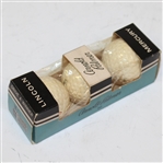 Arnold Palmer Signed Sleeve Box of Lincoln Mercury 'Arnold Palmer' Logo Golf Balls JSA ALOA