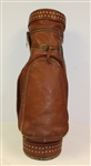 Vintage Leather 'Tufhorse' Golf Bag