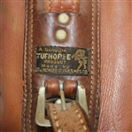 Vintage Leather 'Tufhorse' Golf Bag