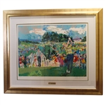 LeRoy Neiman Signed April at Augusta Art Piece from Personal Collection - Framed - JSA ALOA